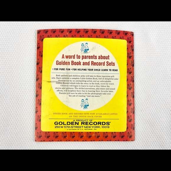 Rumpelstiltskin / Princess and The Pea Little Golden Book 45 Record Read & Hear. - Picture 3 of 6